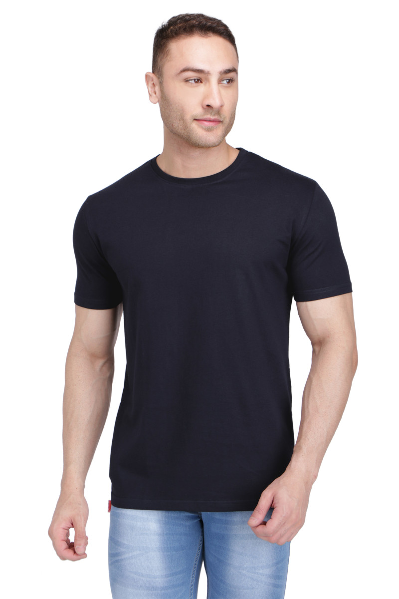 Black Half Sleeve T Shirt